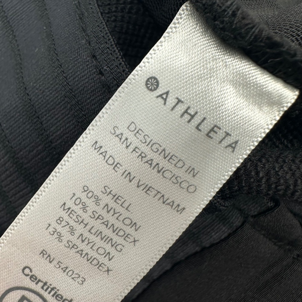 Athleta Wander Stash Skinny Pant Womens 4 Black Travel Commute Nylon Stretch - Picture 4 of 12